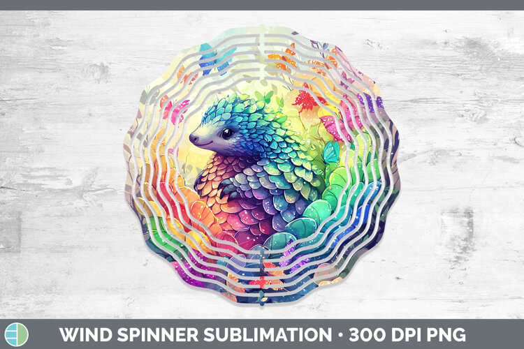 GorgeousSafari Glitter Wind Spinner design.