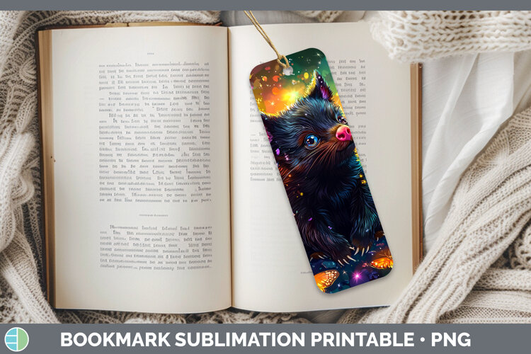 GorgeousSafari Glitter Bookmark design.