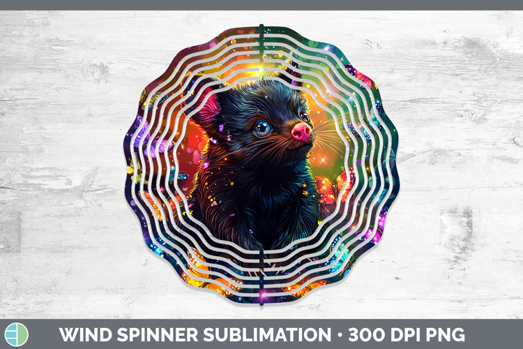 Safari Glitter Tasmanian Devil Wind Spinner Sublimation Spin