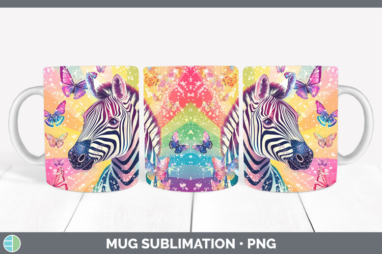 GorgeousSafari Glitter Mug Wrap design.