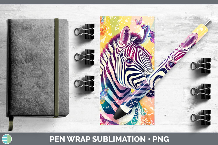 GorgeousSafari Glitter Pen Wrap design.