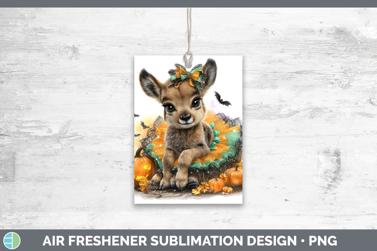 Safari Halloween Antelope Air Freshener Sublimation Car Fres