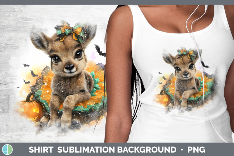 Safari Halloween Antelope Shirt Sublimation Background Desig
