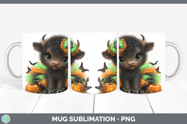GorgeousSafari Halloween Mug Wrap design.