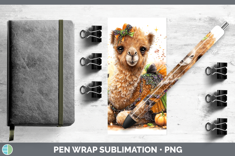 Safari Halloween Camel Pen Wrap Sublimation Pen Designs