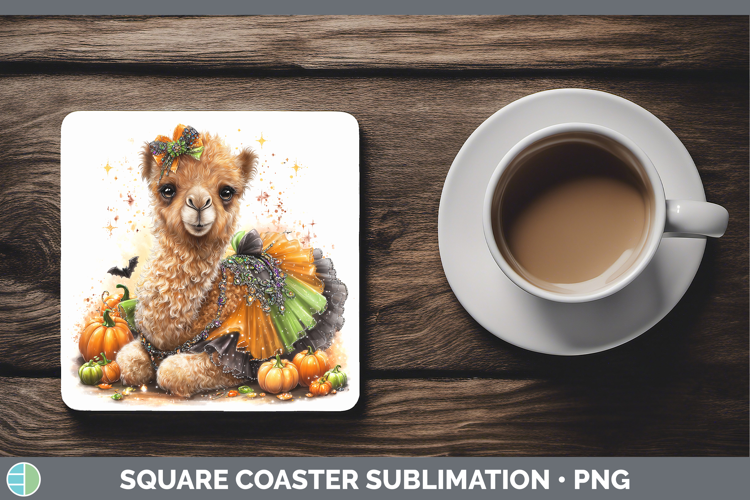 Safari Halloween Camel Square Coaster Sublimation Coaster De