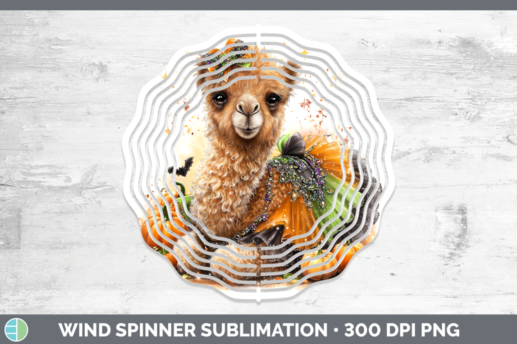 Safari Halloween Camel Wind Spinner Sublimation Spinner Desi