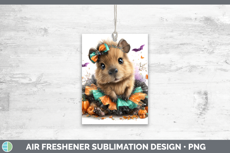 Safari Halloween Capybara Air Freshener Sublimation Car Fres
