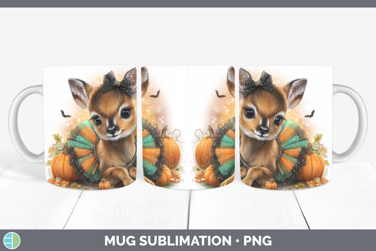 Safari Halloween Impala Mug Wrap Sublimation Coffee Cup Desi