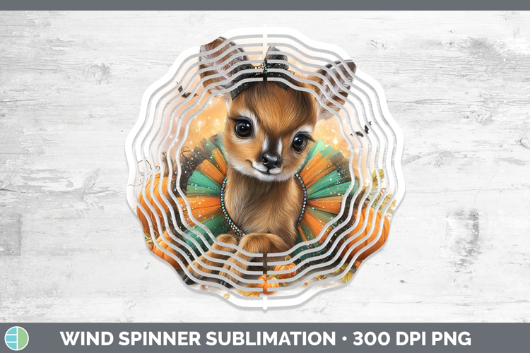 Safari Halloween Impala Wind Spinner Sublimation Spinner Des