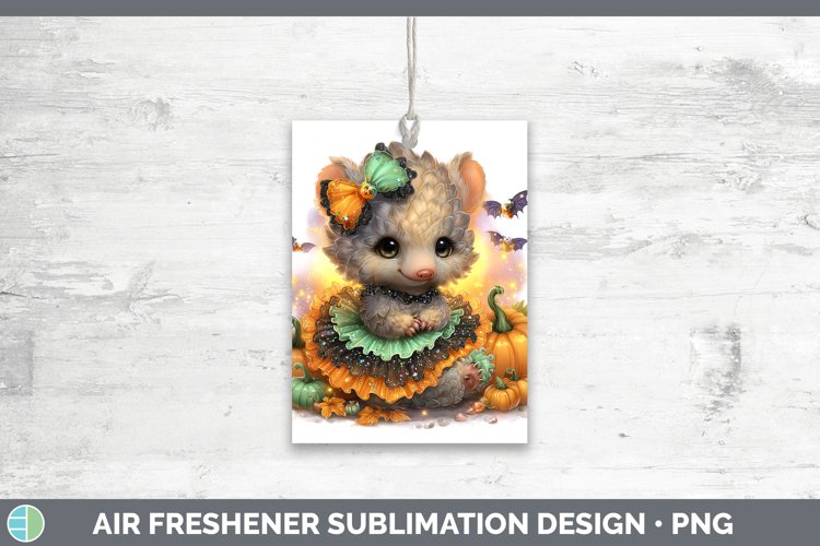 Safari Halloween Pangolin Air Freshener Sublimation Car Fres