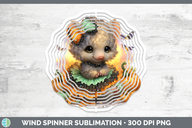 Safari Halloween Pangolin Wind Spinner Sublimation Spinner D