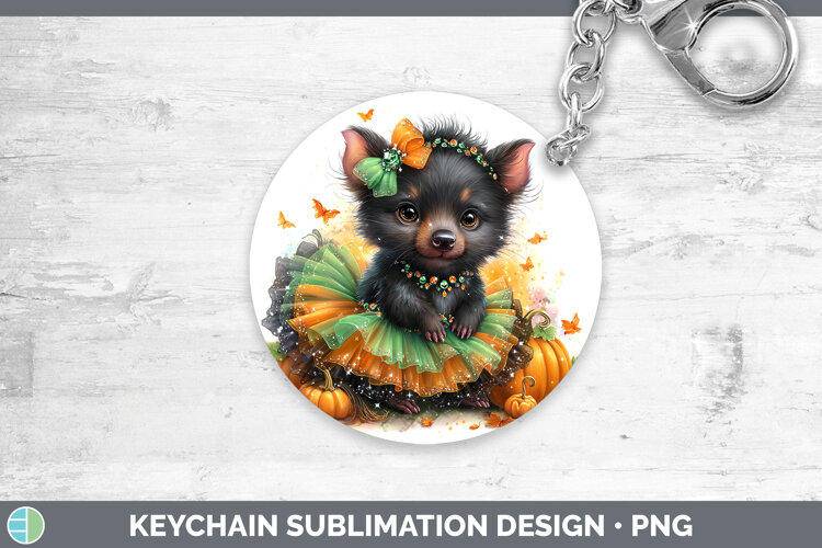 GorgeousSafari Halloween Keychain design.