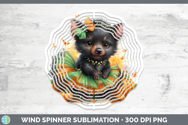 Safari Halloween Tasmanian Devil Wind Spinner Sublimation Sp