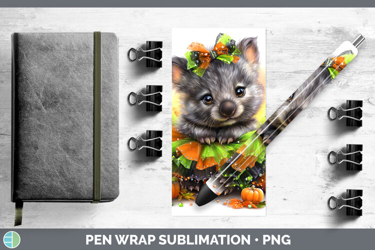 GorgeousSafari Halloween Pen Wrap design.
