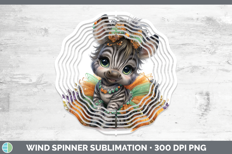 Safari Halloween Zebra Wind Spinner Sublimation Spinner Desi