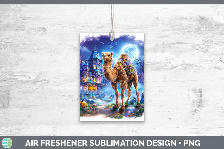 GorgeousSafari Haunted Halloween Air Freshener design.