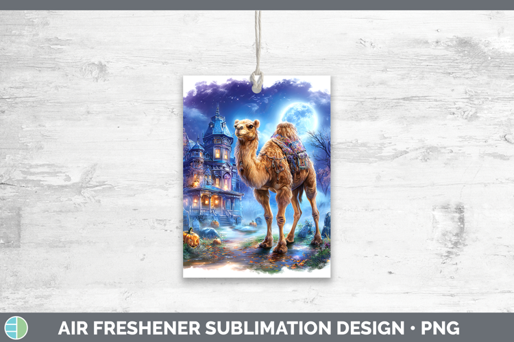 Camel Air Freshener Safari Haunted Halloween Sublimation Car