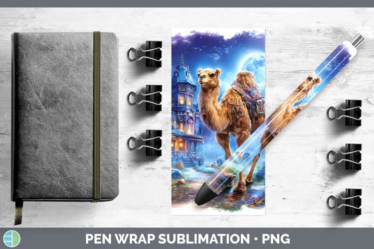 GorgeousSafari Haunted Halloween Pen Wrap design.