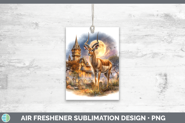 Impala Air Freshener Safari Haunted Halloween Sublimation Ca