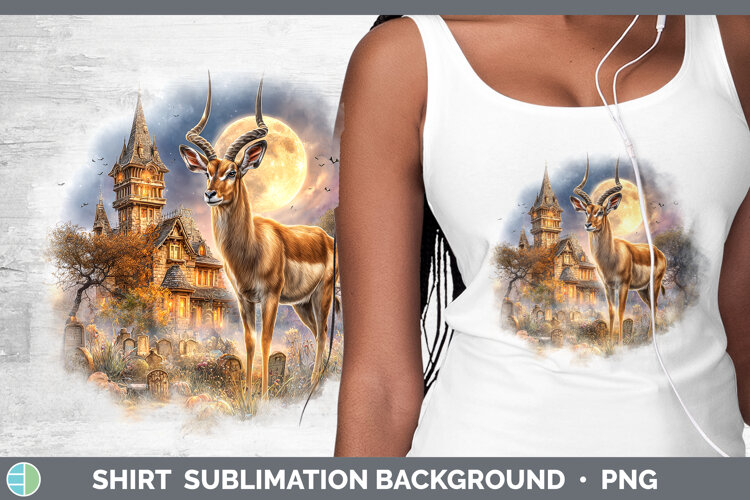 GorgeousSafari Haunted Halloween Shirt design.