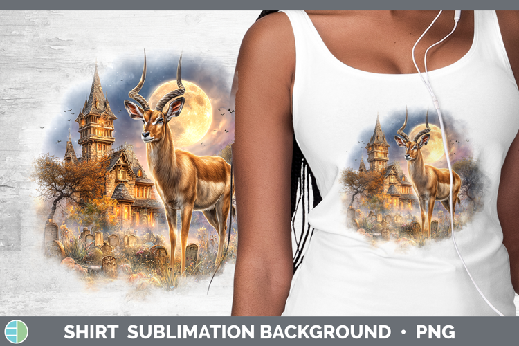 Impala Shirt Safari Haunted Halloween Sublimation Background
