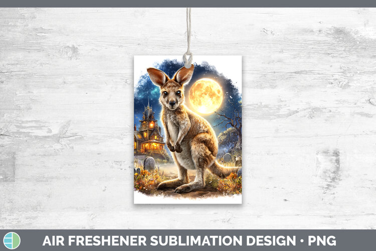 GorgeousSafari Haunted Halloween Air Freshener design.