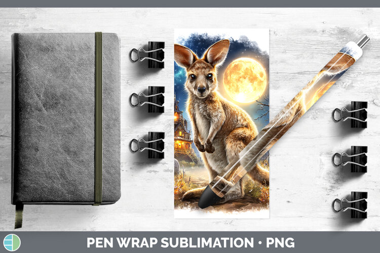 GorgeousSafari Haunted Halloween Pen Wrap design.