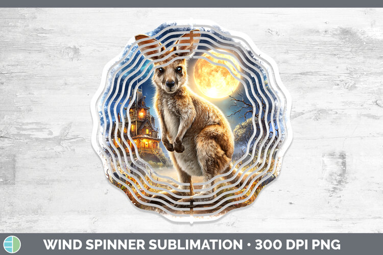 GorgeousSafari Haunted Halloween Wind Spinner design.