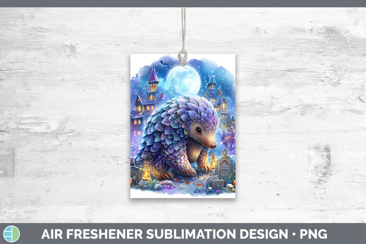 GorgeousSafari Haunted Halloween Air Freshener design.