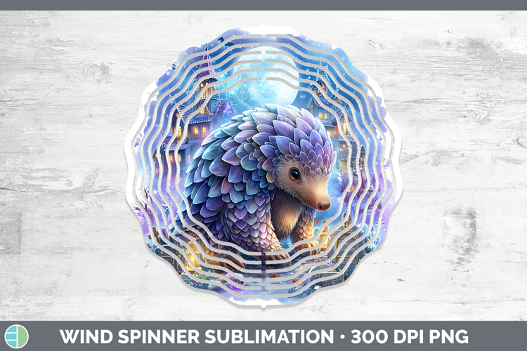 Pangolin Wind Spinner Safari Haunted Halloween Sublimation S