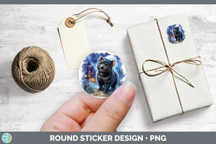 GorgeousSafari Haunted Halloween Stickers design.