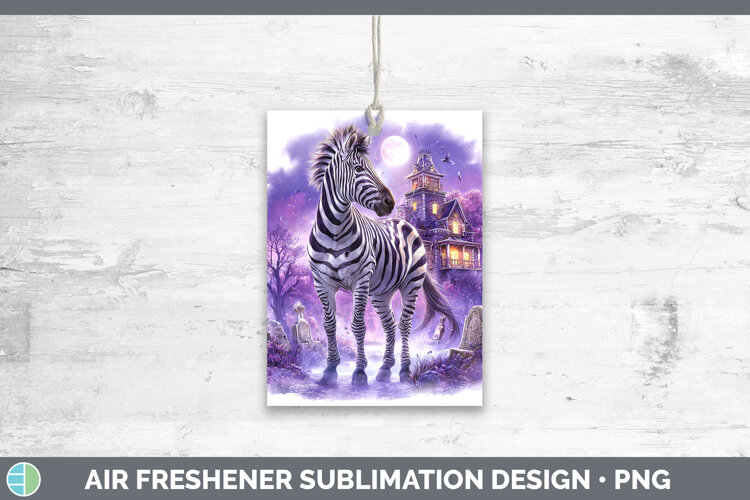 GorgeousSafari Haunted Halloween Air Freshener design.