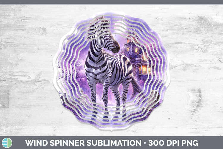 GorgeousSafari Haunted Halloween Wind Spinner design.