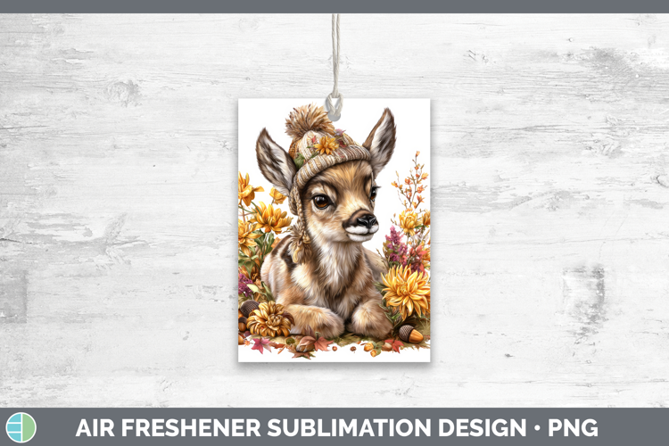 Antelope Air Freshener Safari Knit Hat Sublimation Car Fresh