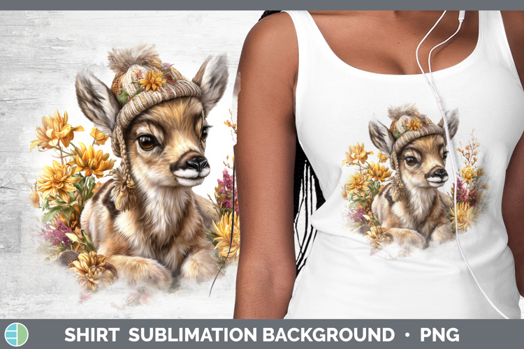 Antelope Shirt Safari Knit Hat Sublimation Background Design