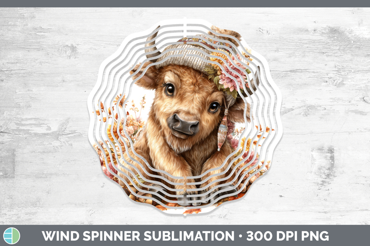 Buffalo Wind Spinner Safari Knit Hat Sublimation Spinner Des