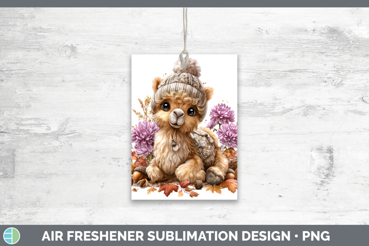 Camel Air Freshener Safari Knit Hat Sublimation Car Freshene