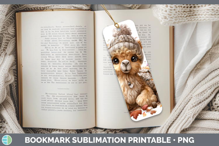 Camel Bookmark Safari Knit Hat Sublimation Printable Designs