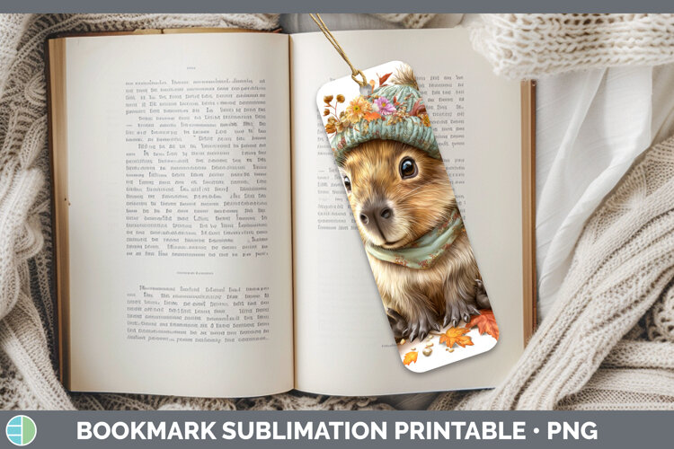GorgeousSafari Knit Hat Bookmark design.