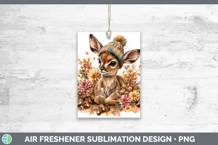 Impala Air Freshener Safari Knit Hat Sublimation Car Freshen