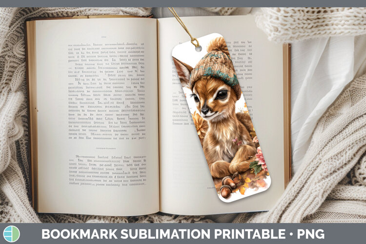 GorgeousSafari Knit Hat Bookmark design.