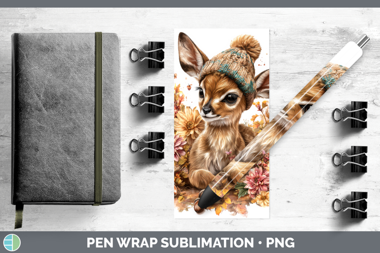Impala Pen Wrap Safari Knit Hat Sublimation Pen Designs