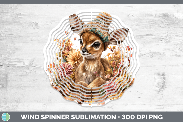 Impala Wind Spinner Safari Knit Hat Sublimation Spinner Desi