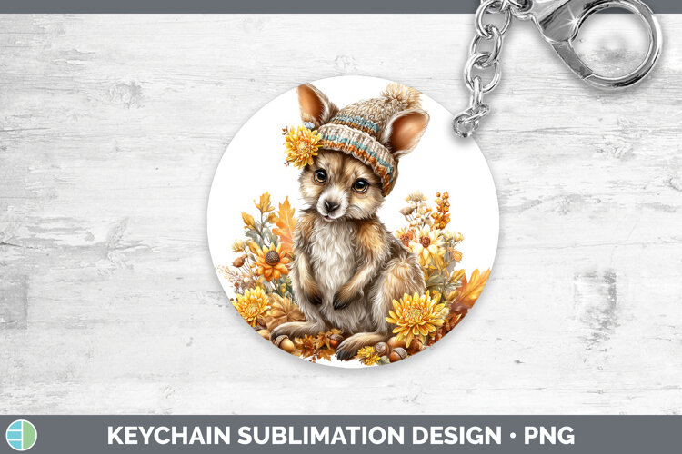 GorgeousSafari Knit Hat Keychain design.