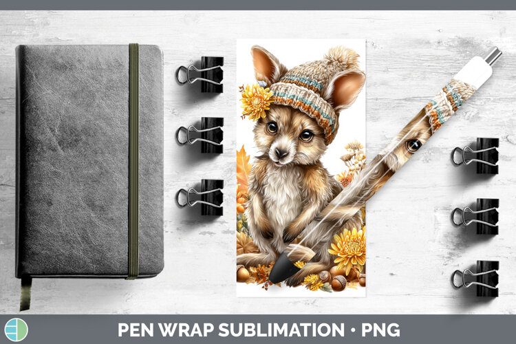 GorgeousSafari Knit Hat Pen Wrap design.