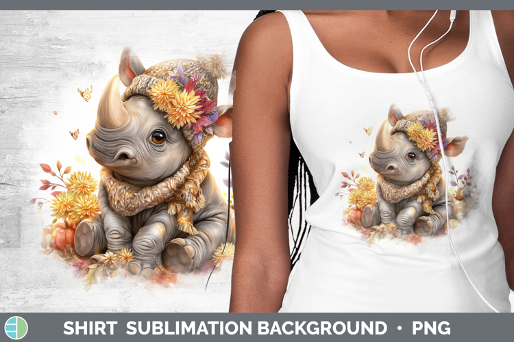 Rhino Shirt Safari Knit Hat Sublimation Background Designs