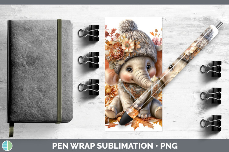 GorgeousSafari Knit Hat Pen Wrap design.