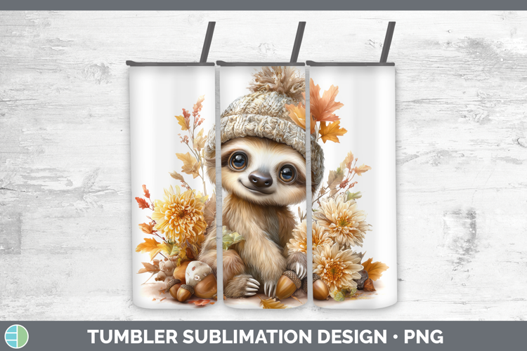 Safari Knit Hat-03 Sloth Tumbler Safari Knit Hat Sublimation