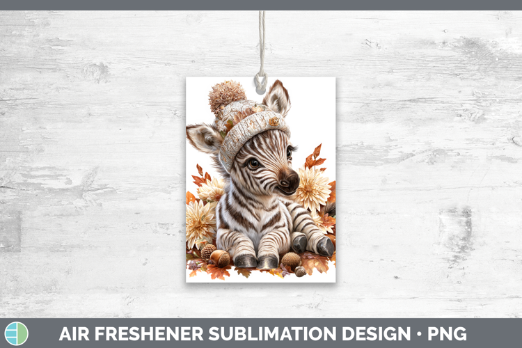 Safari Knit Hat-04 Zebra Air Freshener Safari Knit Hat Subli